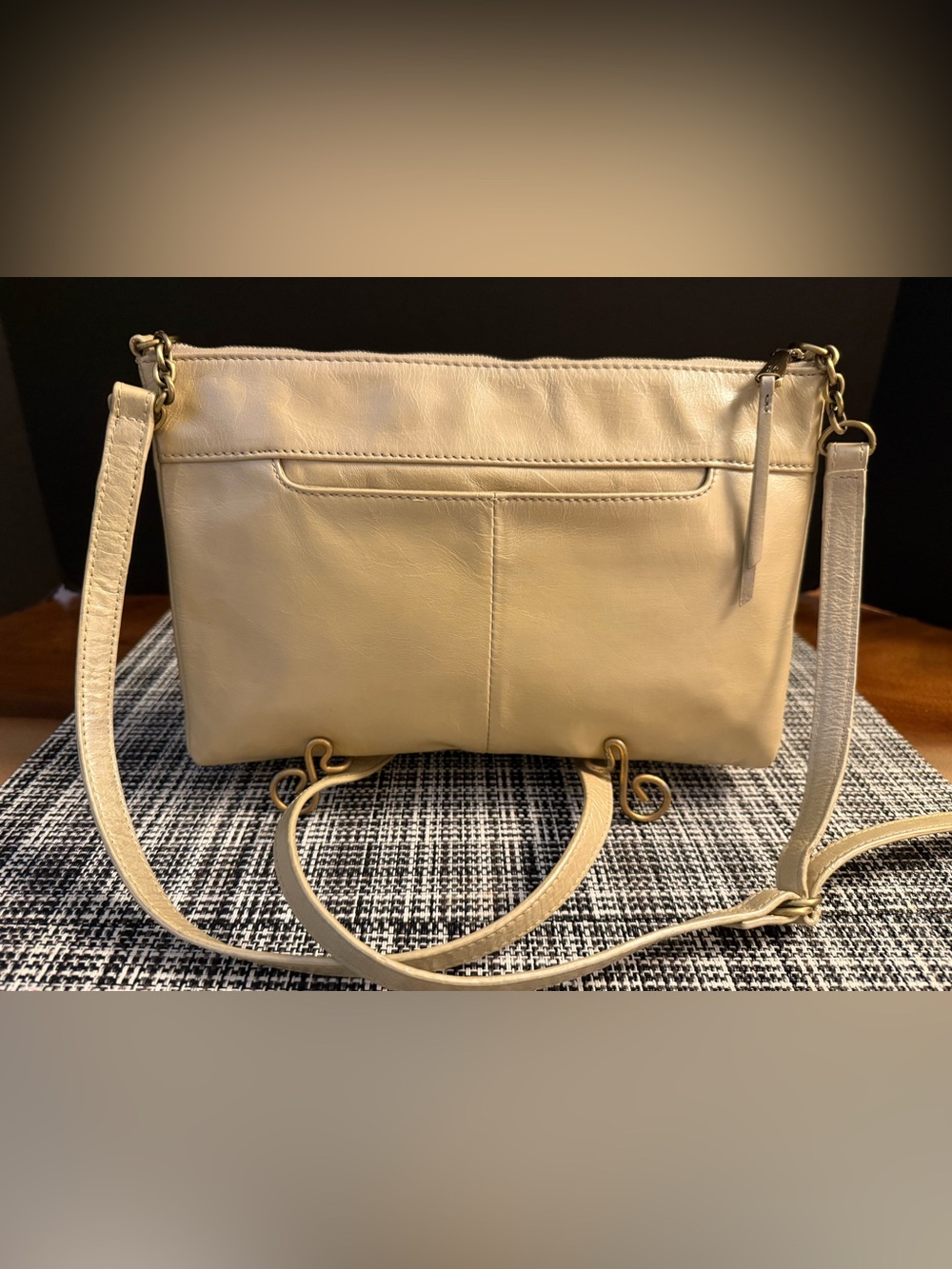 HOBO International Leather Crossbody Organizer Bag Restored Unused